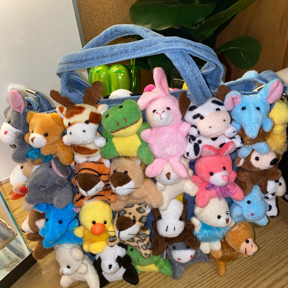 Custom stuffed animal purse